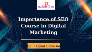 Importance of SEO Course in Digital Marketing.pptx